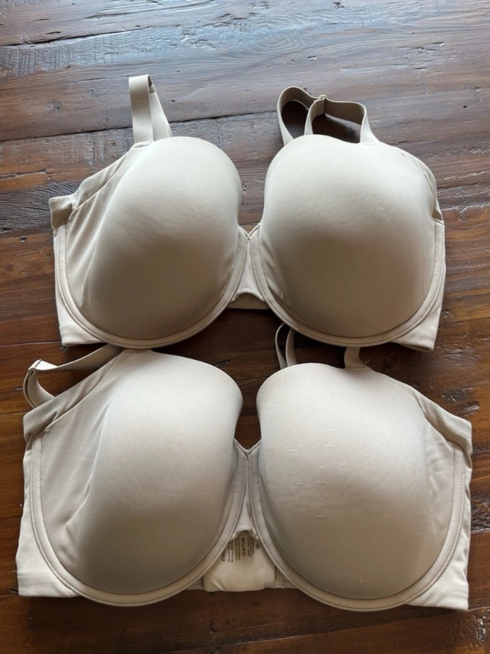 Third Love Smoothing Full Coverage 38F Taupe Bra Bundle